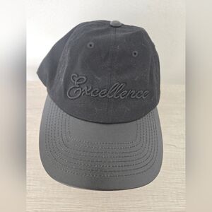Embellished by Robyn Dixon Black on Black Excellence Hat Cap Womens One Size Adj